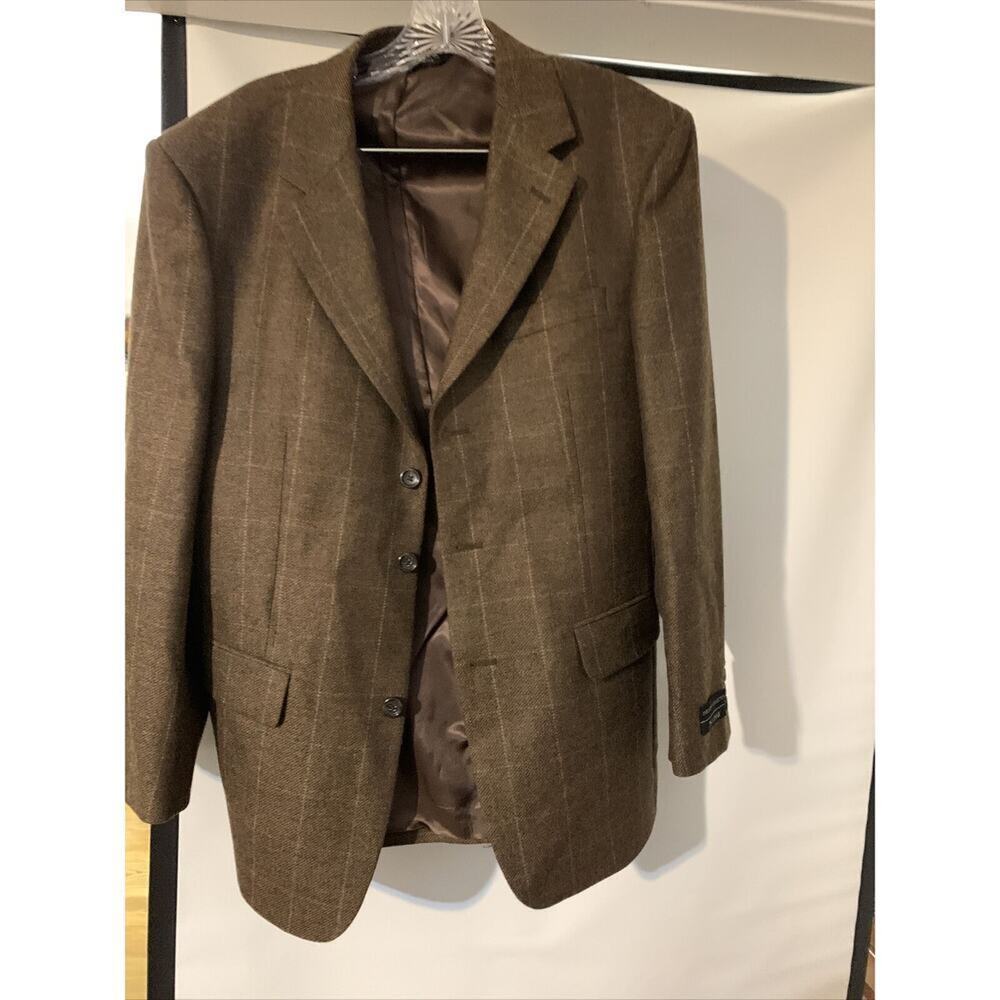 Men's Jos A Bank‎ 3BTN 1Vent Wool Taupe SportCoat Blazer Jacket 39R NWT Exec